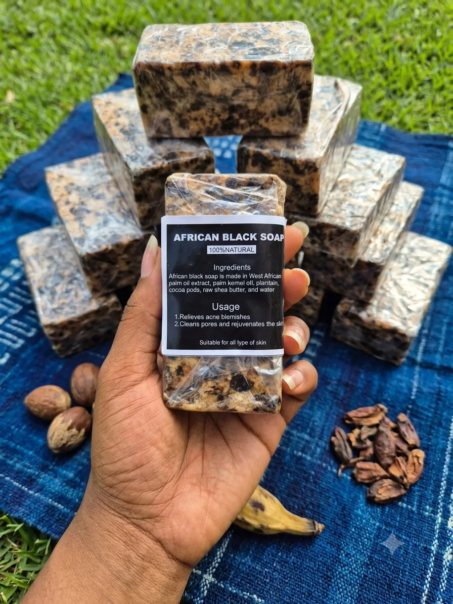 Sabão preto africano 100g