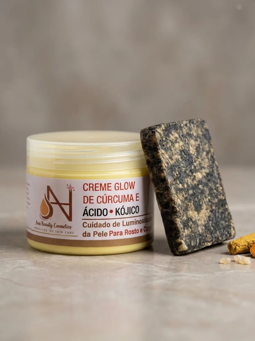 Creme glow 125g + sabão preto 50g